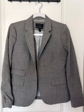J. Crew Gray Tailored Women's Blazer